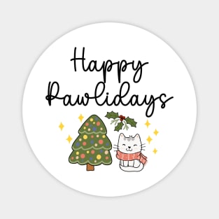 Happy Pawlidays Magnet